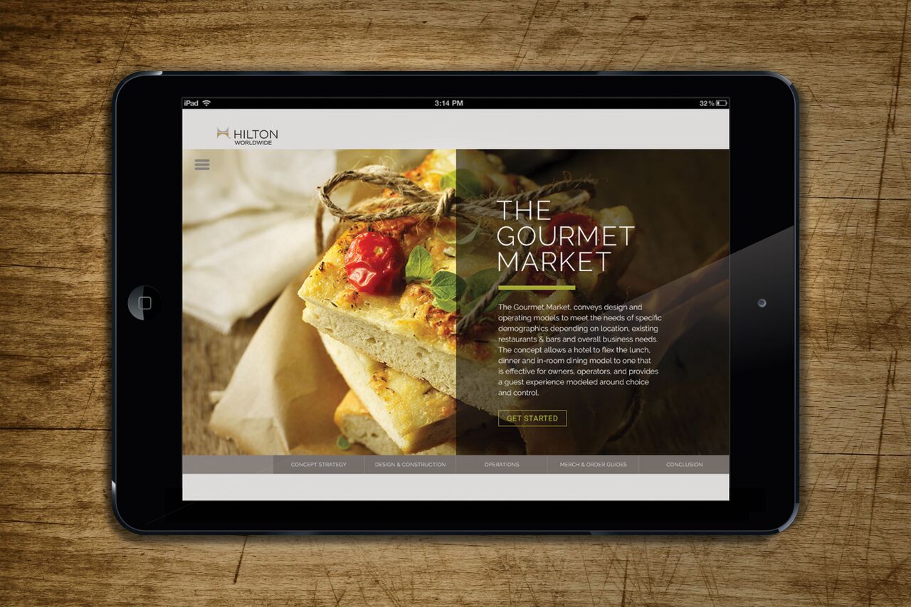 Hilton Restaurant Concept App